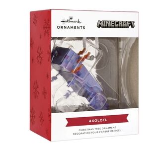 Hallmark Minecraft Axolotl Ornament